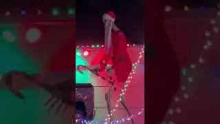 GIANT SKELETON SANTA 🎄 