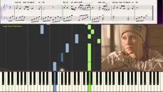 В горнице (Дети поют) (Ноты для фортепиано) (piano cover)