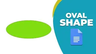 How to draw oval shape in Google Docs