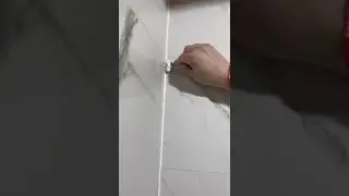 How to grout caulk shower corners. 