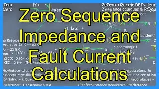 Zero Sequence Impedance and Fault Current Calculations