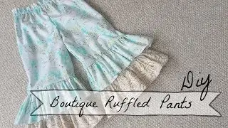 DIY Boutique Ruffled Pants