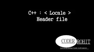c++ : locale header file in c++