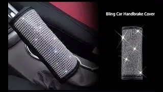 6pcs Bling Bling Car Accessories Set for Women, Rhinestone, Diamonds Car Accessories luxury