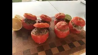 помидоры с фаршем в духовке