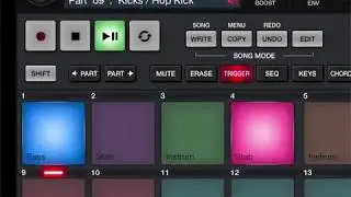 Bank D "Hip Hop Beats": patterns demo for Groove Rider GR-16