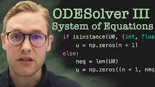 Solving ODEs in Python 3: System of Equations