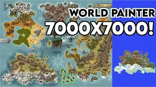 Yexora | Continent of Utush (My new 7000x7000 Worldpainter map) + full world download