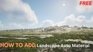 How To used Landscape Auto Material {Free} In Unreal Engine 5
