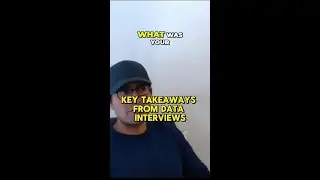 Key Takeaways from the Data Interview