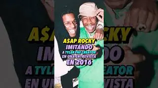 ASAP Rocky imitando a Tyler The Creator 😂