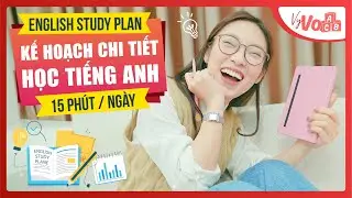 Lên Kế Hoạch 1 NĂM GIỎI TIẾNG ANH | 15 phút mỗi ngày/365 ngày | VyVocab Ep.104