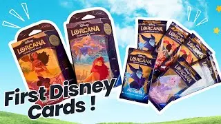 First Lorcana Disney Cards opening !
