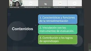 Retroalimentación en el marco de evalución formativa -- 09 de diciembre