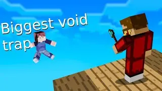 Making The Worlds Biggest Trap In Skywars