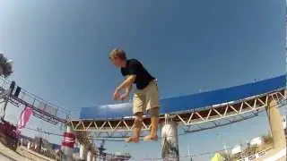 Tim Hirtle- Slackline Z-Games Kazantip 2012
