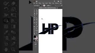 HP Letter Logo Design Ues  Pen Tool Adobeillustrator Logo Design #tutorials #shprtsvideo #Graphics