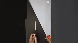 Diy photo frame with ice cream stick