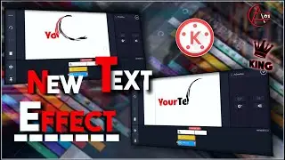 New 🔥 Text Effect✨✨ Editing With Kinemaster.