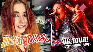 🔥 TOUR LIFE in the UK - Part 1! Our NOTTINGHAM Show With UNLEASH THE ARCHERS - VLOG 🇬🇧🔥