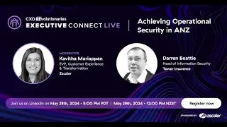 Achieving Operational Security in ANZ