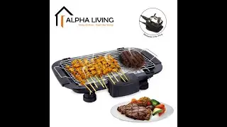 Alpha Living Electric Barbeque Grill with M'sia 3 pin plug Barbecue Electric BBQ Grill (KEA0118)