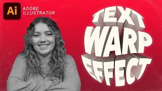 Text Warp Effect in Adobe Illustrator | RSD Tutorials (+ working file)