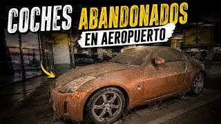 ✅ ABANDONED CARS IN THE BARCELONA AIRPORT PARKING LOT