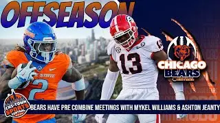 What The Bears Meetings With Ashton Jeanty & Mykel Williams Signals With #10 Pick