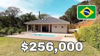 Beautiful Countryside house with a lake in Parana Brazil for $256,000