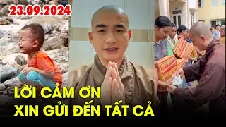 Thầy Thích Minh Thiền cảm ơn MTQ đã tin tưởng gửi gắm (23.09.2024)