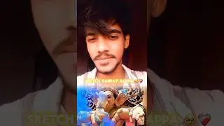 Ganpati bappa portrait ❤️‍🩹