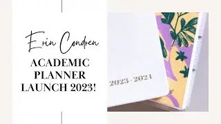 Erin Condren 2023 Academic Planner Launch review!