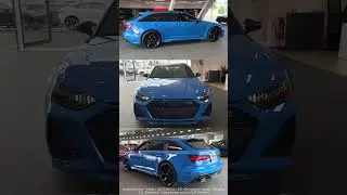 2023 Audi RS6 in Voodoo Blue 