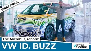 New 2022 Volkswagen ID. Buzz electric minibus and van first drive – DrivingElectric