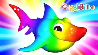Shark Finger Family | Nursery Rhymes For Kids | GiggleBellies