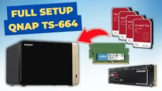 FULL hardware upgrade for QNAP NAS! Hard drive, RAM and SSD install tutorial for TS-664