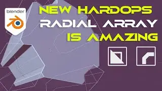 NEW radial array for HARDOPS is AMAZING - Blender tutorial