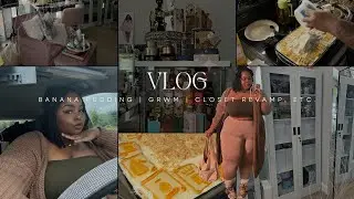 Banana-less Pudding Recipe | GRWM + Locs | Trying New Fragrances | Beauty Room Furniture, etc | VLOG