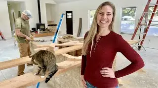 Kitchen Island Secret Access to Root Cellar and Bunker