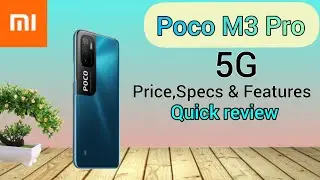 Xiaomi Poco M3 Pro 5G Quick review Price in philippines