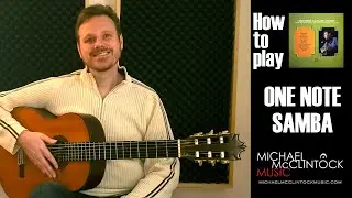 How to play One Note Samba | Como tocar Samba de uma Nota So | Guitar Tutorial |
