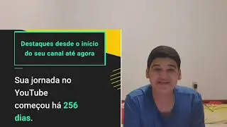 Como foi o meu canal em 2020.