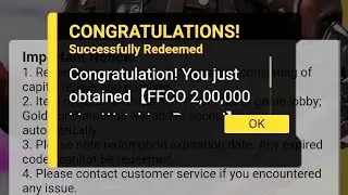 FFCO Redeem Code FreeFire || Today Redeem Code FreeFire || FreeFire Redeem Code