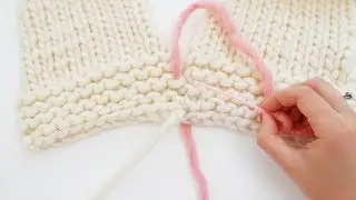 #Tricot - La couture invisible pour le point mousse (à la verticale)