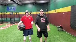 Med  Ball Crow Hop Drill.