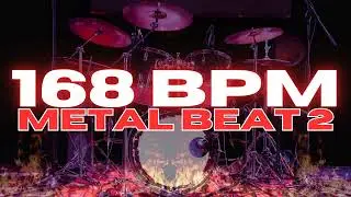 168 BPM - Metal Drum Beat - Loop 2