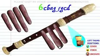 How to Play Moon River on the #Recorder - Key of C