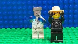 Лего ниндзяго. Зейн vs бандит (ленивая анимация) lego stop motion #ютубнежрикачество