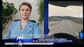 ATENȚIE PERSOANELOR ALERGICE! UN VAL DE PRAF SAHARIAN A AJUNS ÎN MOLDOVA